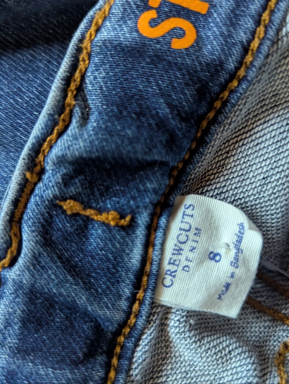 Crewcuts Jeans Stretch 8 Boys Medium Wash Everyday - Picture 4 of 4